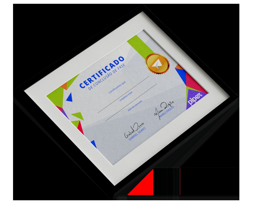 Certificado de conclusão de fase